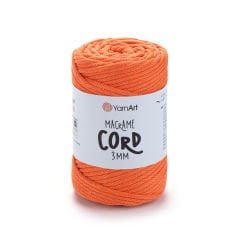 YARNART MACRAME CORD 3 MM - MAKROME EL ÖRGÜ İPİ TURUNCU - 800
