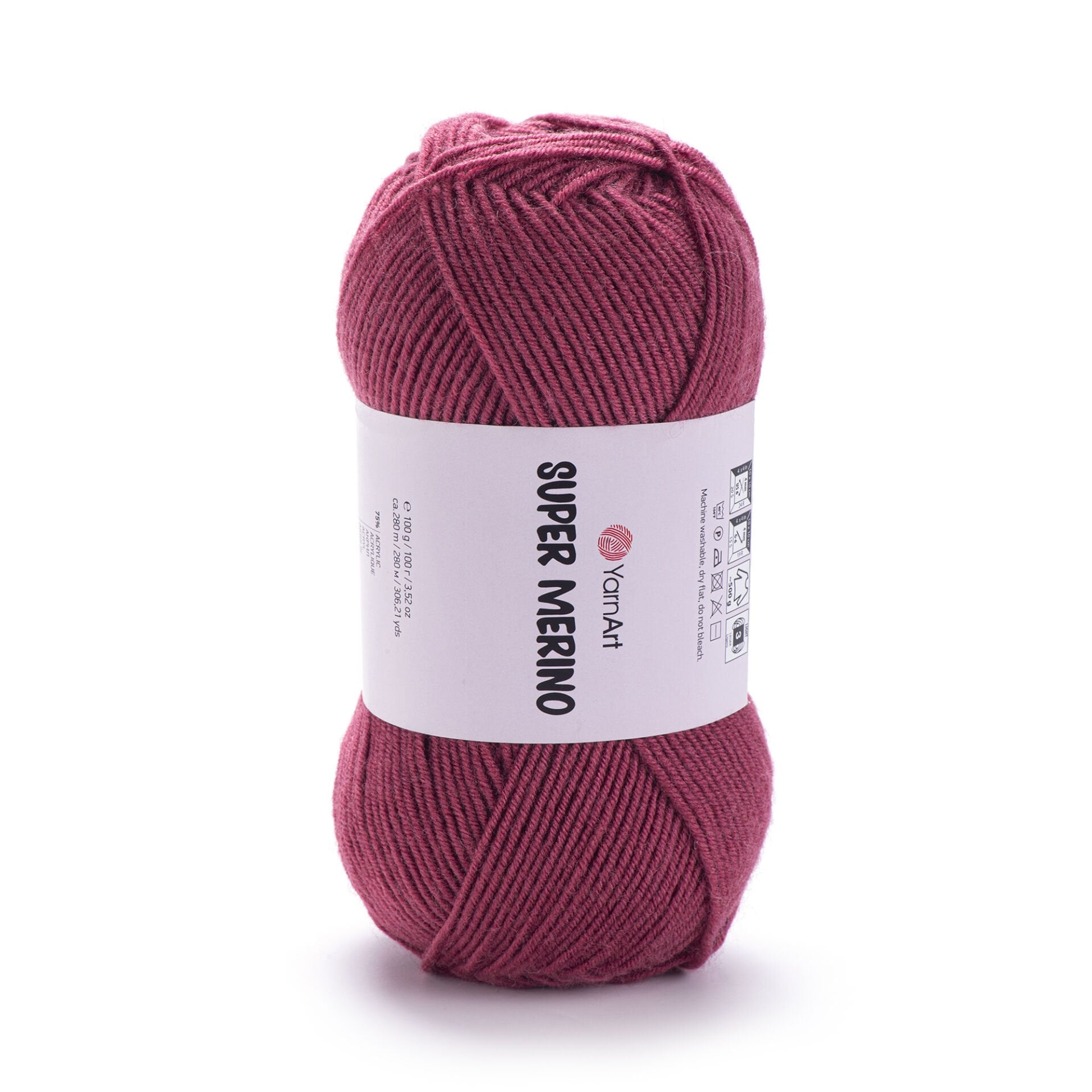 YARNART SUPER MERINO - EL ÖRGÜ İPİ GÜL KURUSU - 570