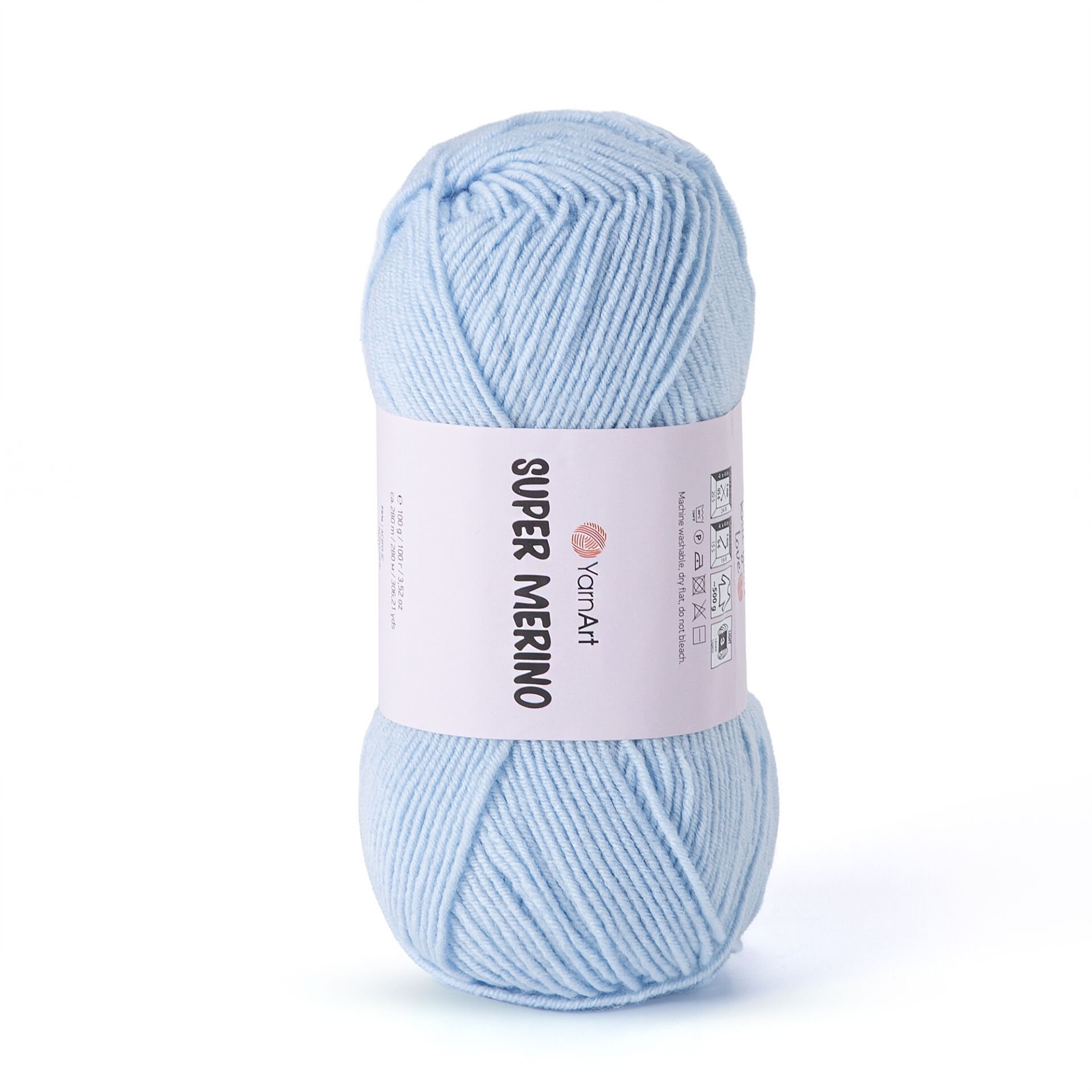 YARNART SUPER MERINO - EL ÖRGÜ İPİ BEBE MAVİSİ - 215