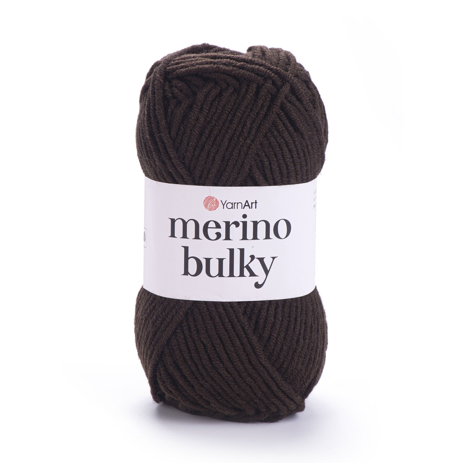 YARNART MERINO BULKY - EL ÖRGÜ İPİ KAHVERENGİ - 116