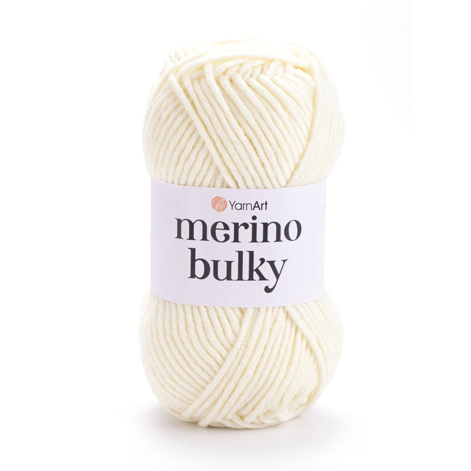 YARNART MERINO BULKY - EL ÖRGÜ İPİ AÇIK KREM - 502