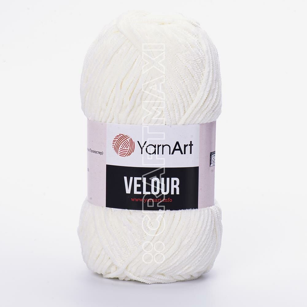 YARNART VELOUR - KADİFE EL ÖRGÜ İPİ KREM - 841