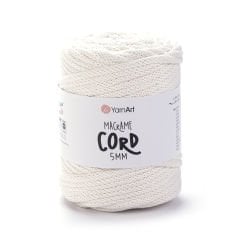 YARNART MACRAME CORD 5 MM - MAKROME EL ÖRGÜ İPİ AÇIK KREM - 752