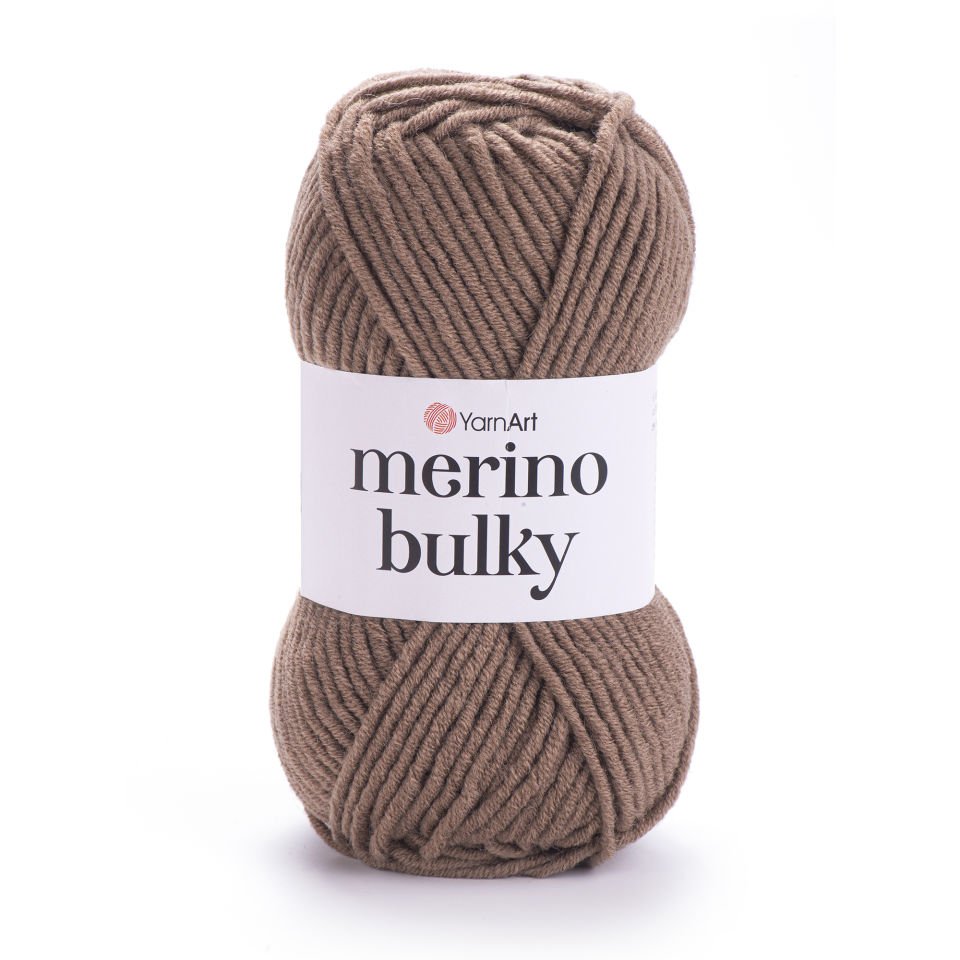 YARNART MERINO BULKY - EL ÖRGÜ İPİ SÜTLÜ KAHVE - 514