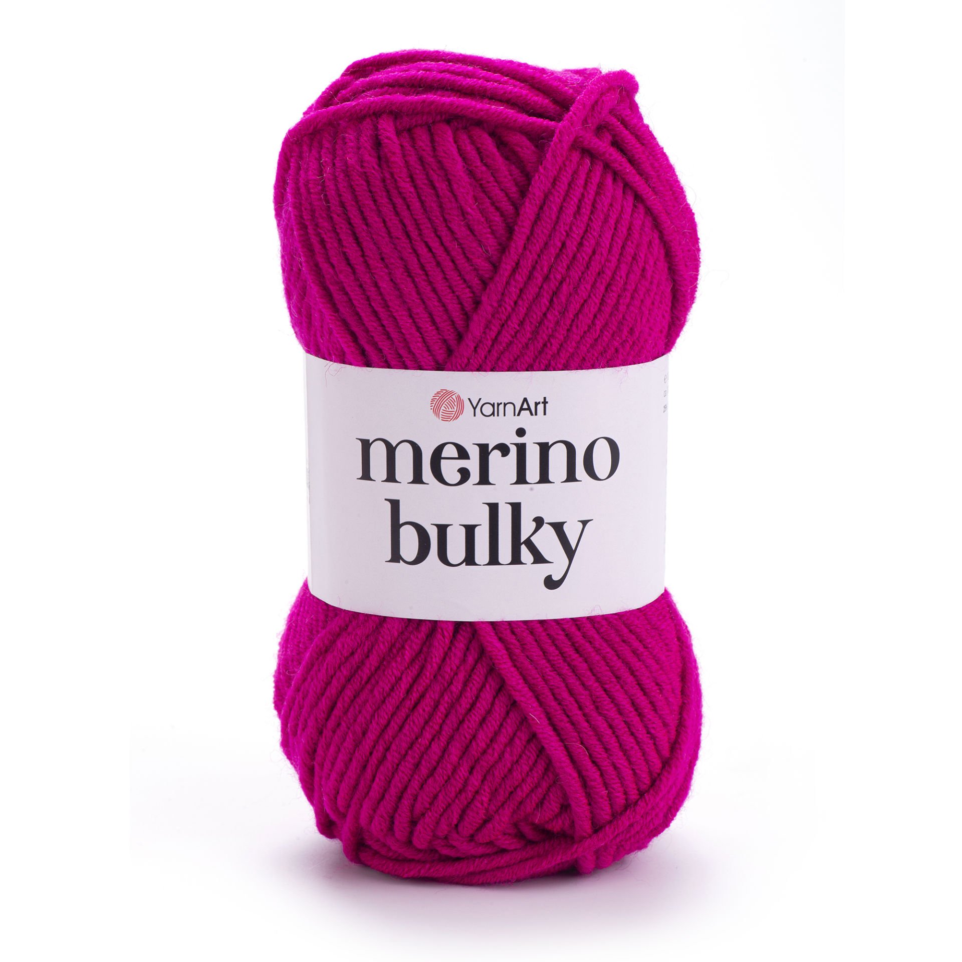 YARNART MERINO BULKY - EL ÖRGÜ İPİ FUŞYA - 8041
