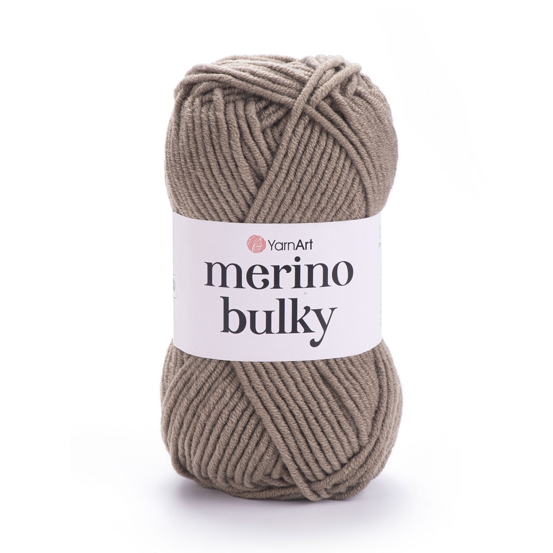 YARNART MERINO BULKY - EL ÖRGÜ İPİ AÇIK KAHVERENGİ - 218