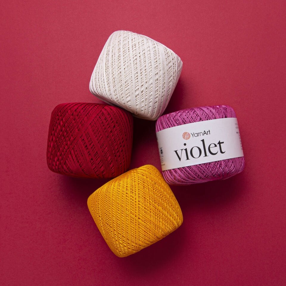 YARNART VIOLET - MERSERİZE DANTEL İPİ