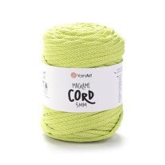 YARNART MACRAME CORD 5 MM - MAKROME EL ÖRGÜ İPİ FISTIK YEŞİLİ - 755
