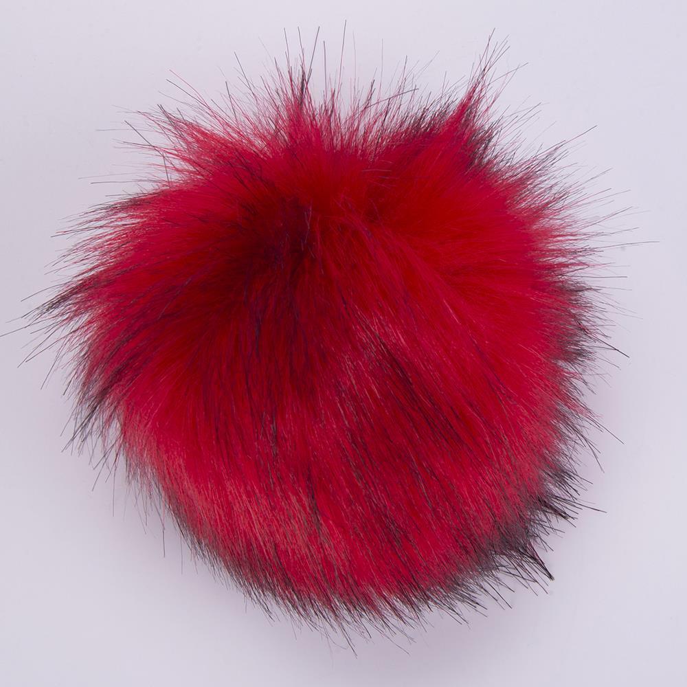 YARNART FURRY POMPONS - PONPON KIRMIZI - 57