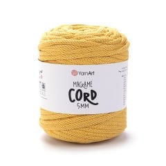 YARNART MACRAME CORD 5 MM - MAKROME EL ÖRGÜ İPİ HARDAL - 764