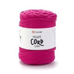 YARNART MACRAME CORD 5 MM - MAKROME EL ÖRGÜ İPİ FUŞYA - 771