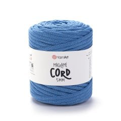YARNART MACRAME CORD 5 MM - MAKROME EL ÖRGÜ İPİ KOYU MAVİ - 786
