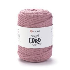 YARNART MACRAME CORD 5 MM - MAKROME EL ÖRGÜ İPİ GÜL KURUSU - 792