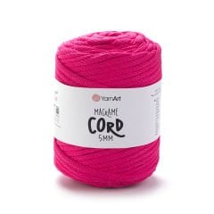 YARNART MACRAME CORD 5 MM - MAKROME EL ÖRGÜ İPİ FOSFORLU PEMBE - 803