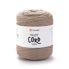 YARNART MACRAME CORD 5 MM - MAKROME EL ÖRGÜ İPİ BEJ - 768