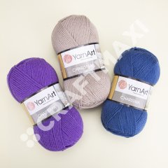 YARNART CHARISMA - EL ÖRGÜ İPİ PATLICAN MORU - 10094