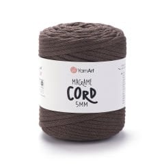 YARNART MACRAME CORD 5 MM - MAKROME EL ÖRGÜ İPİ KAHVERENGİ - 769