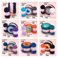 YARNART FLOWERS UNICOLOR - EL ÖRGÜ İPİ BEBE MAVİSİ - 755