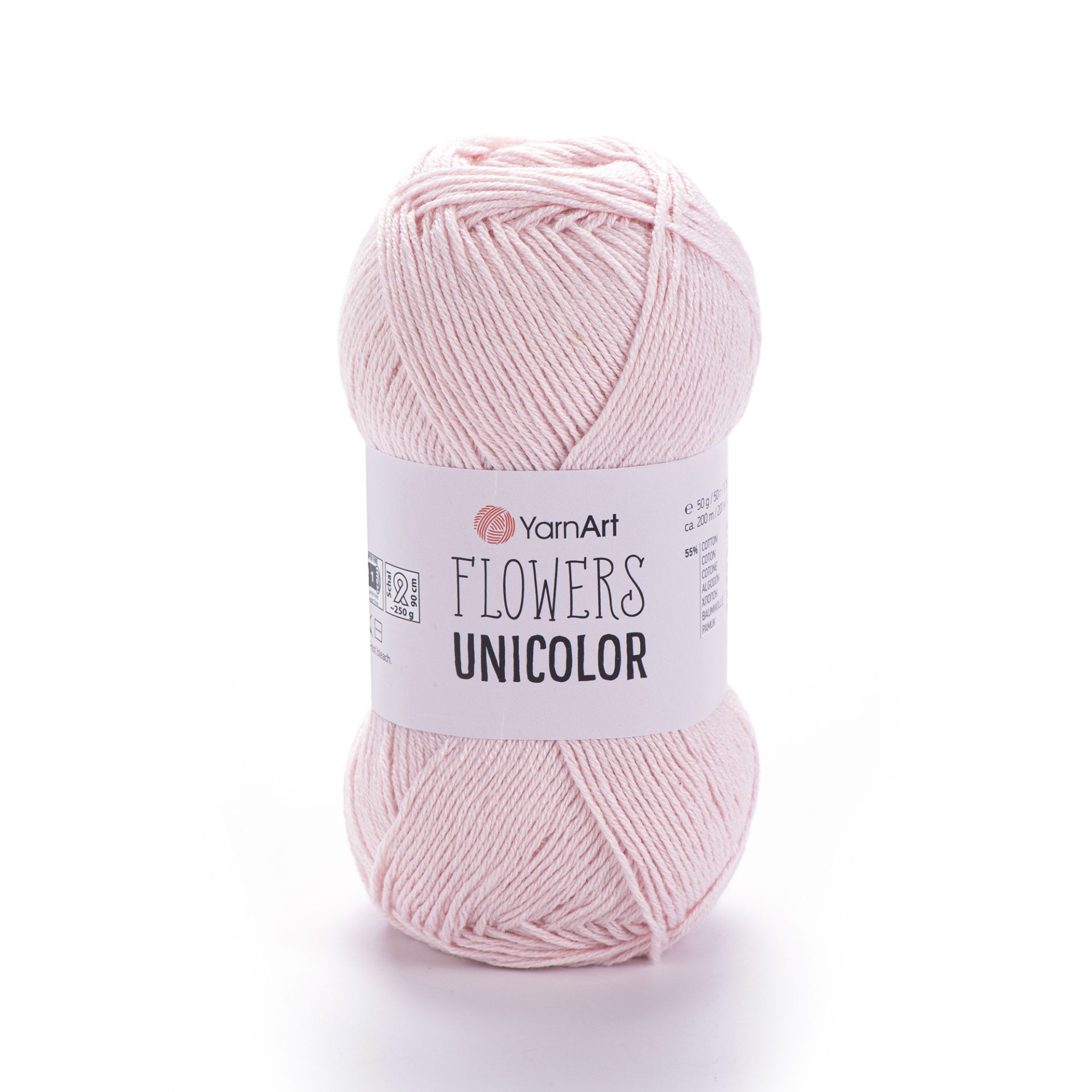 YARNART FLOWERS UNICOLOR - EL ÖRGÜ İPİ ŞEKER PEMBE - 733