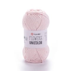 YARNART FLOWERS UNICOLOR - EL ÖRGÜ İPİ ŞEKER PEMBE - 733