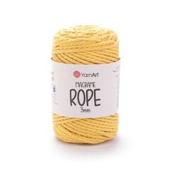 YARNART MACRAME ROPE 3 MM - MAKROME EL ÖRGÜ İPİ HARDAL - 764