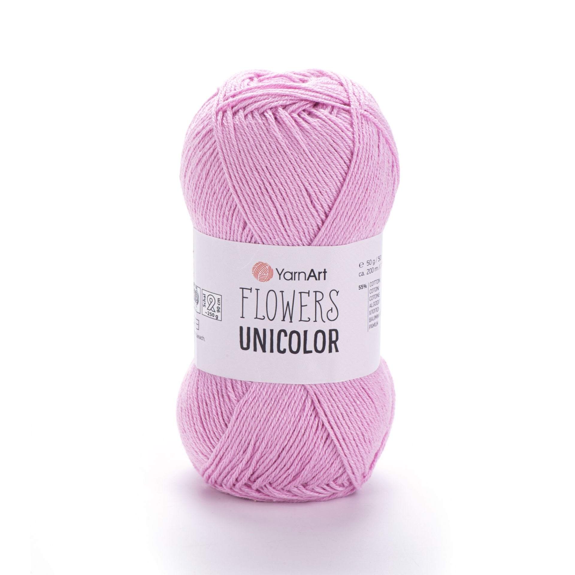 YARNART FLOWERS UNICOLOR - EL ÖRGÜ İPİ PEMBE - 740