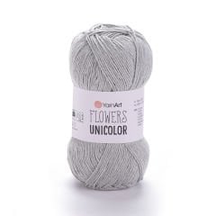 YARNART FLOWERS UNICOLOR - EL ÖRGÜ İPİ AÇIK GRİ - 741