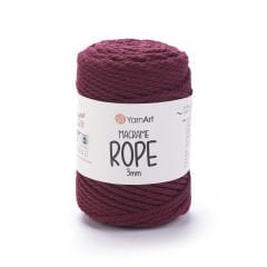 YARNART MACRAME ROPE 3 MM - MAKROME EL ÖRGÜ İPİ BORDO - 781