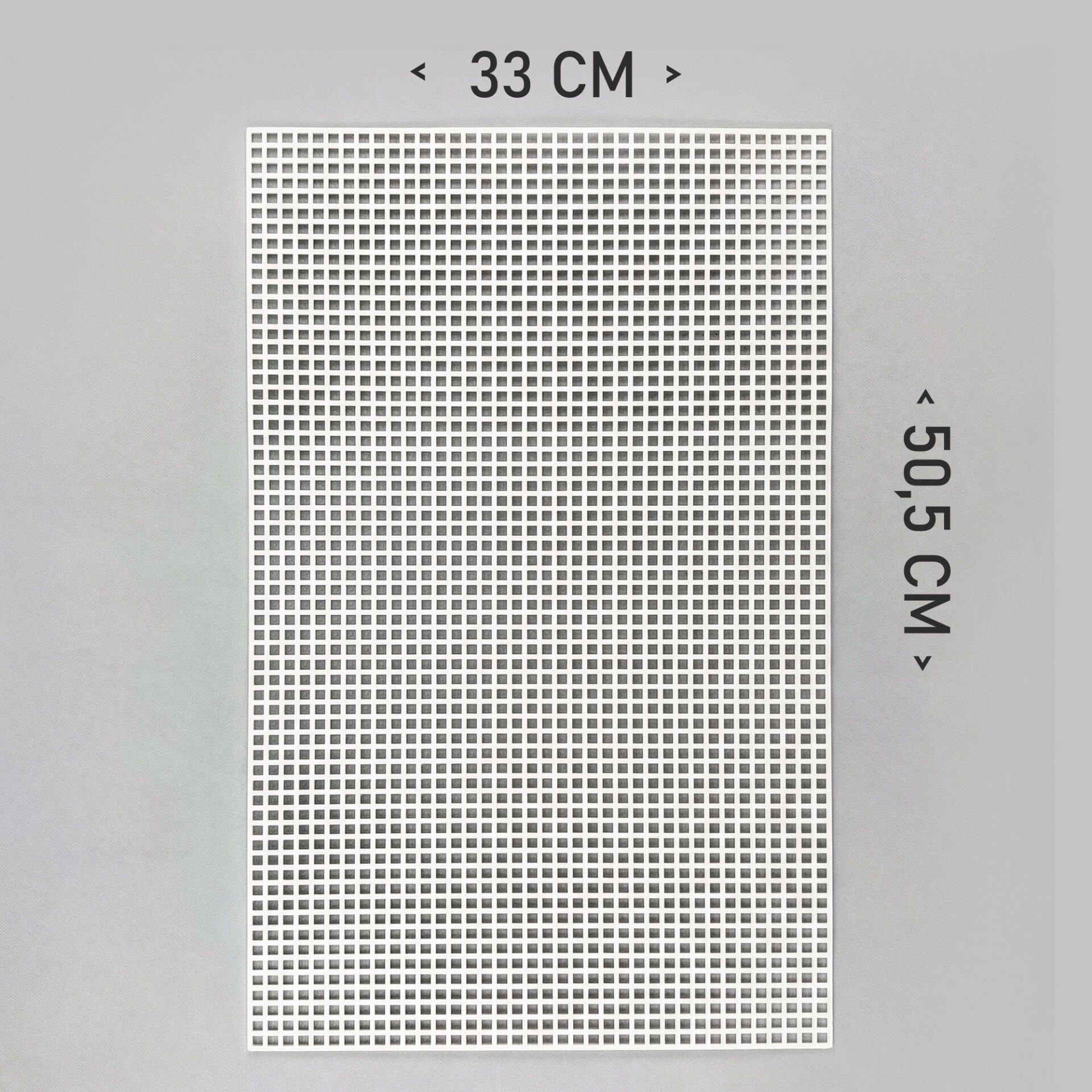 PLASTİK ÇANTA KANVASI 50,5X33 CM BEYAZ