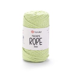 YARNART MACRAME ROPE 3 MM - MAKROME EL ÖRGÜ İPİ FISTIK YEŞİLİ - 755