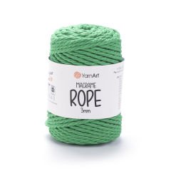 YARNART MACRAME ROPE 3 MM - MAKROME EL ÖRGÜ İPİ KOYU YEŞİL - 759