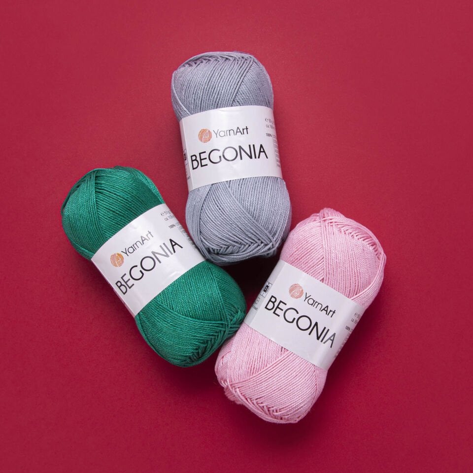 YARNART BEGONIA - MERSERİZE EL ÖRGÜ İPİ