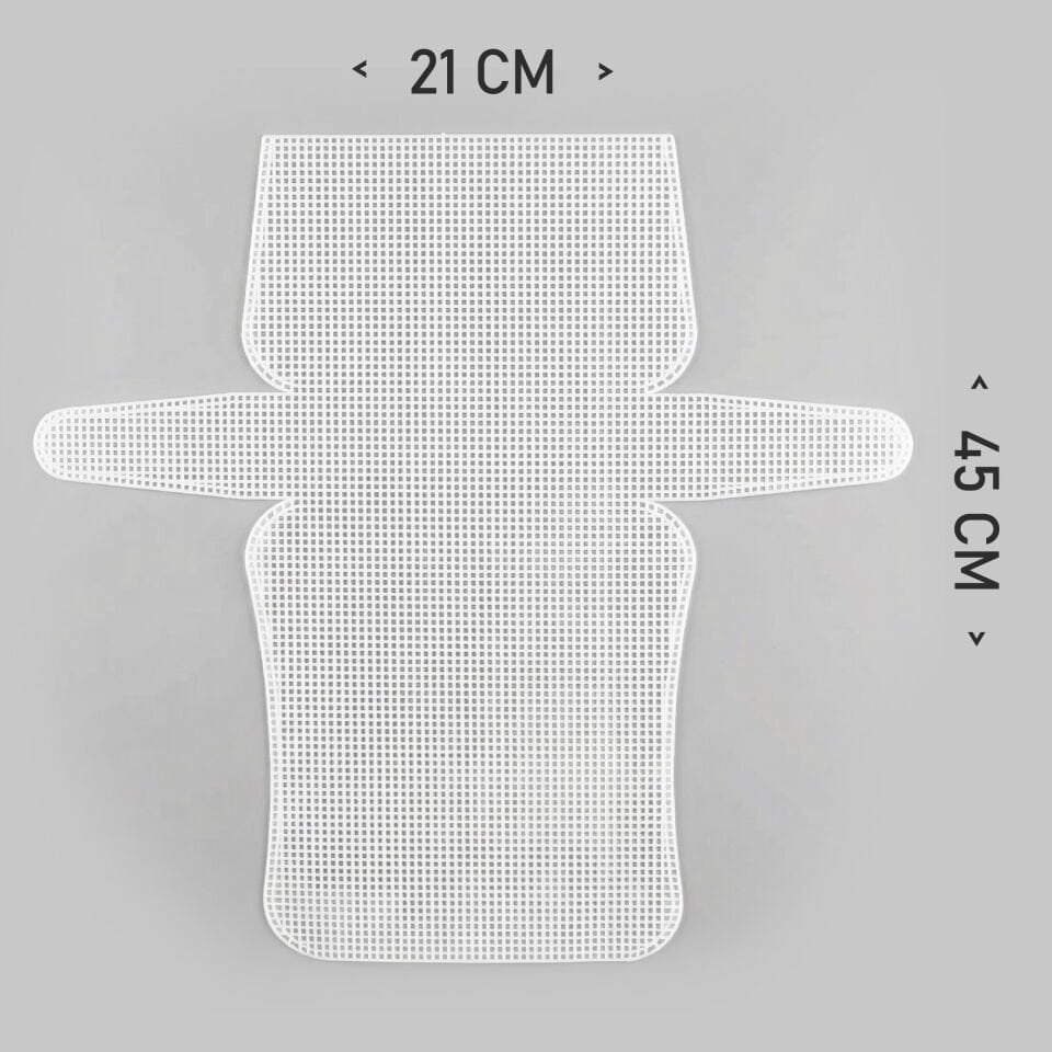 PLASTİK ÇANTA KANVASI 45X21 CM