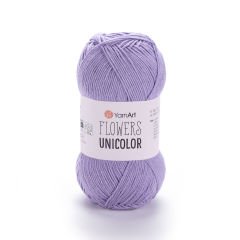 YARNART FLOWERS UNICOLOR - EL ÖRGÜ İPİ EFLATUN - 747