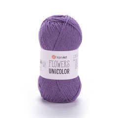 YARNART FLOWERS UNICOLOR - EL ÖRGÜ İPİ MENEKŞE - 748