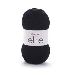 YARNART ELITE - EL ÖRGÜ İPİ SİYAH - 30