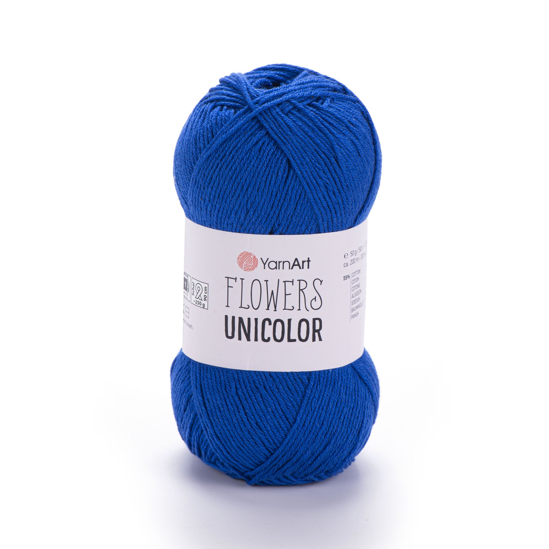 YARNART FLOWERS UNICOLOR - EL ÖRGÜ İPİ SAKS MAVİSİ - 752