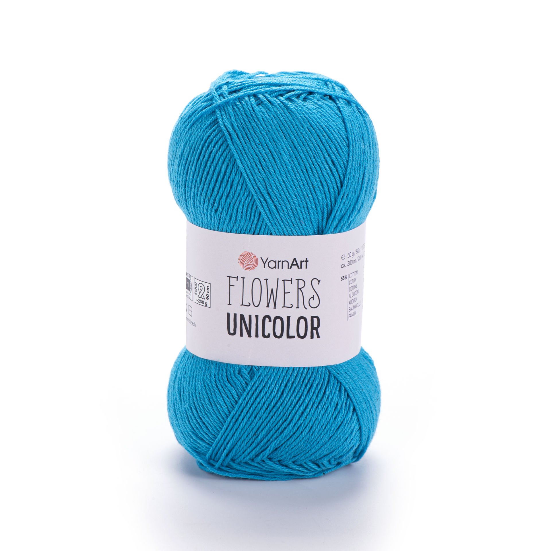 YARNART FLOWERS UNICOLOR - EL ÖRGÜ İPİ TURKUAZ - 754