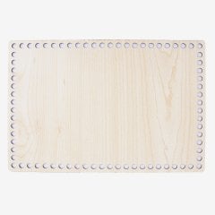 AHŞAP DİKDÖRTGEN TABAN AKÇAAĞAÇ - 30X20 CM - 30X20 CM