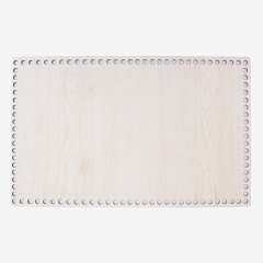 AHŞAP DİKDÖRTGEN TABAN AKÇAAĞAÇ - 40X25 CM - 40X25 CM