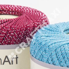 YARNART VIOLET LUREX - SİMLİ, MERSERİZE DANTEL İPİ