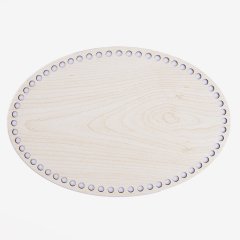 AHŞAP OVAL TABAN AKÇAAĞAÇ - 30X20 CM - 30X20 CM