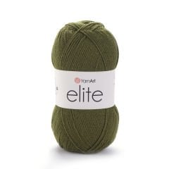 YARNART ELITE - EL ÖRGÜ İPİ ZEYTİN YEŞİLİ - 39