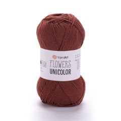 YARNART FLOWERS UNICOLOR - EL ÖRGÜ İPİ KIZIL KAHVE - 764