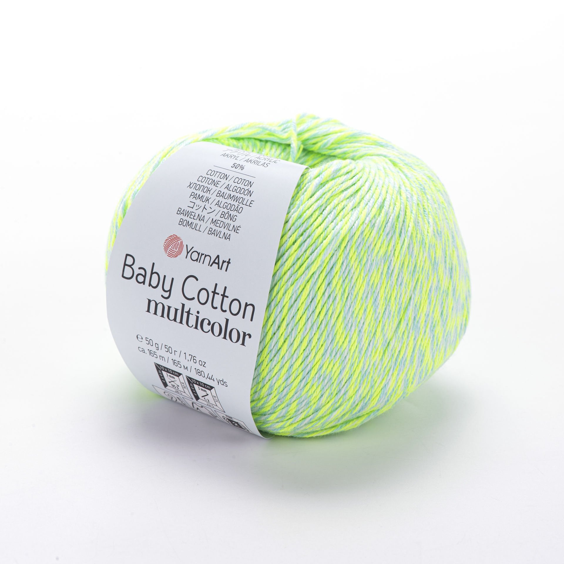 YARNART BABY COTTON MULTICOLOR - EBRULİ EL ÖRGÜ İPİ EBRULİ - 5206