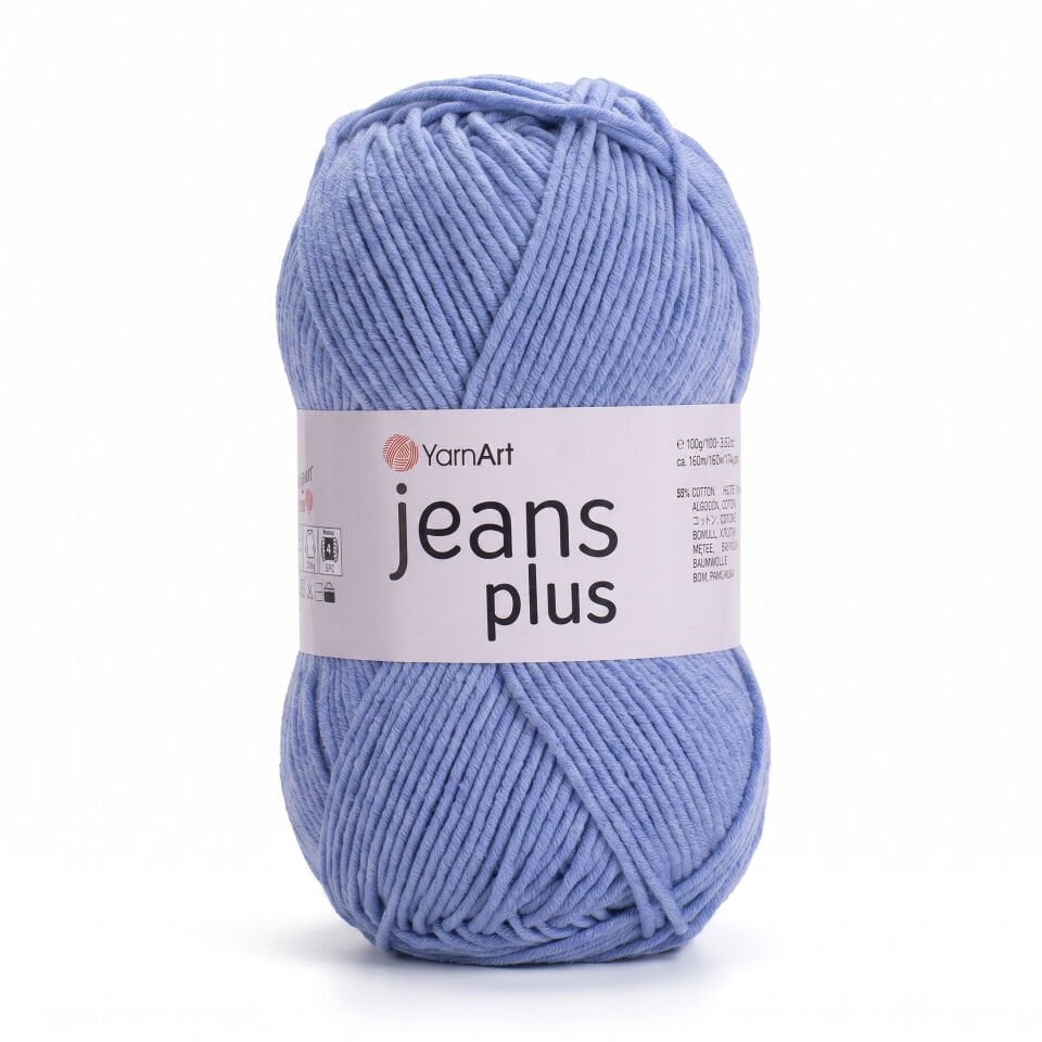 YARNART JEANS PLUS - EL ÖRGÜ İPİ MAVİ - 15