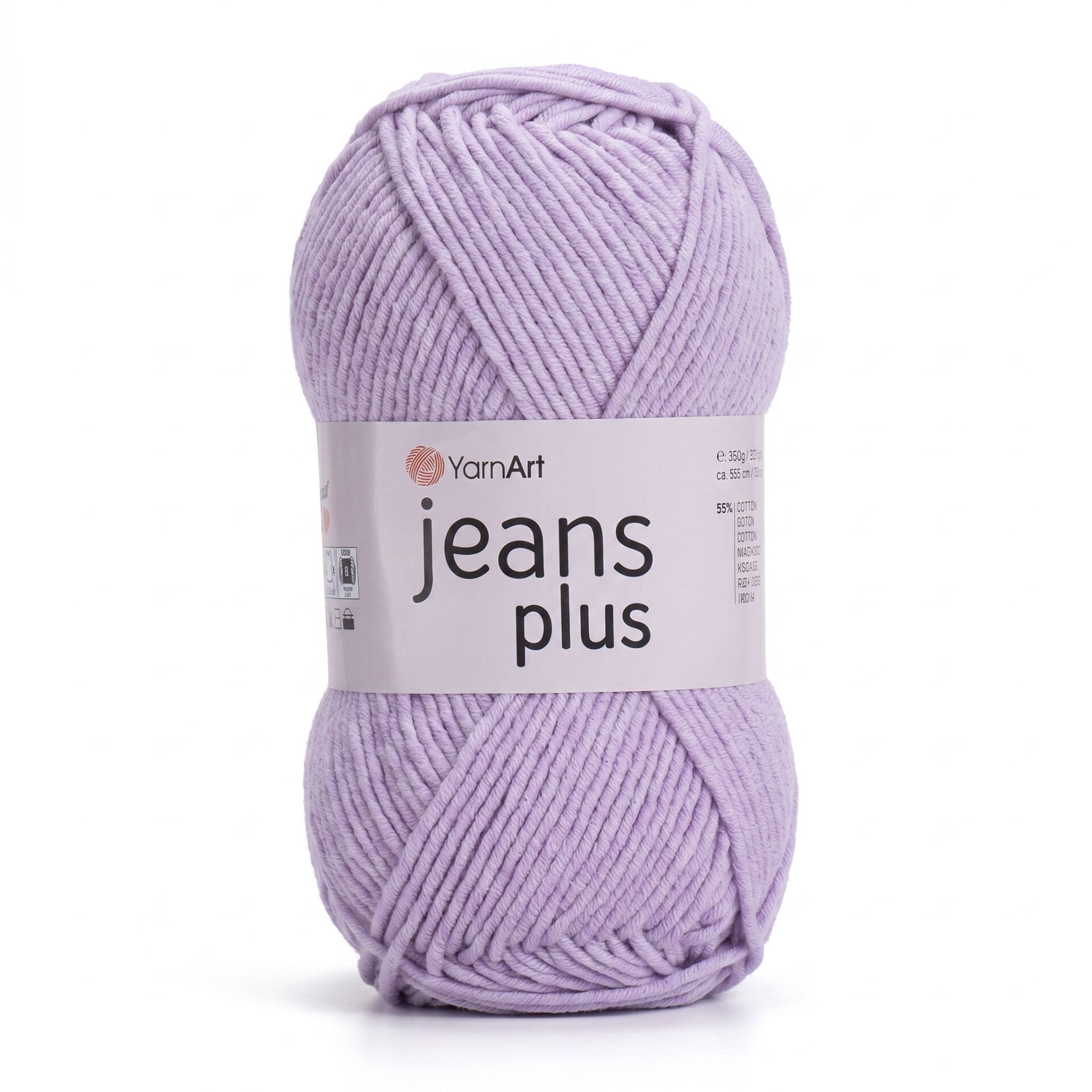 YARNART JEANS PLUS - EL ÖRGÜ İPİ AÇIK LİLA - 19