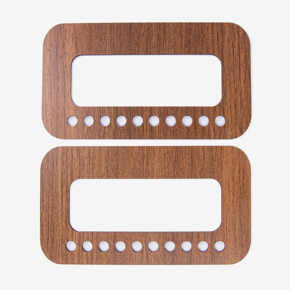 AHŞAP ÇANTA SAPI - DİKDÖRTGEN - DELİKLİ - 2 ADET