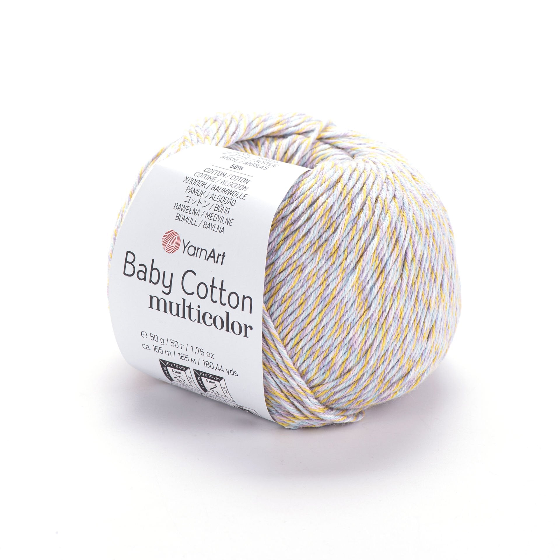 YARNART BABY COTTON MULTICOLOR - EBRULİ EL ÖRGÜ İPİ EBRULİ - 5212