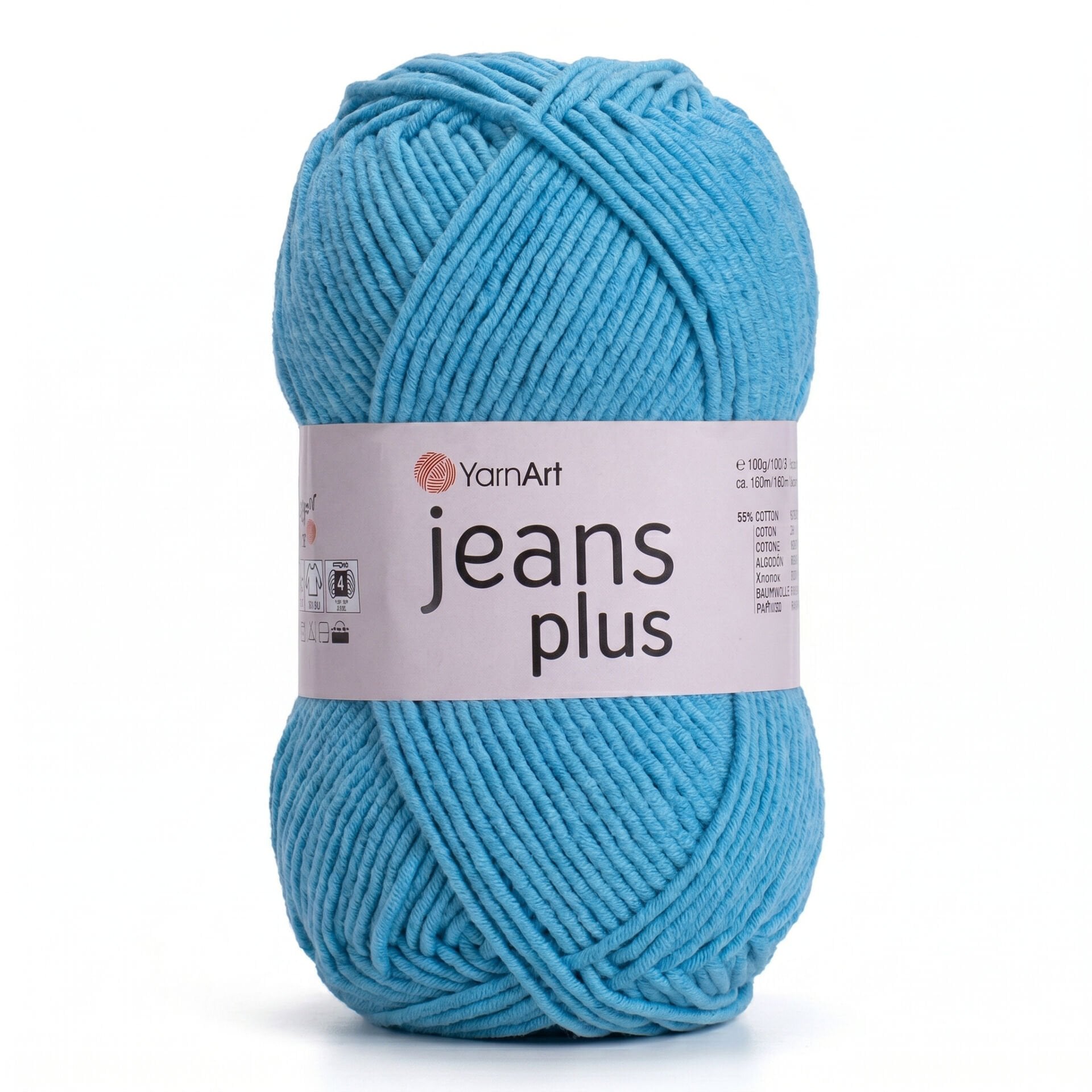 YARNART JEANS PLUS - EL ÖRGÜ İPİ TURKUAZ - 33